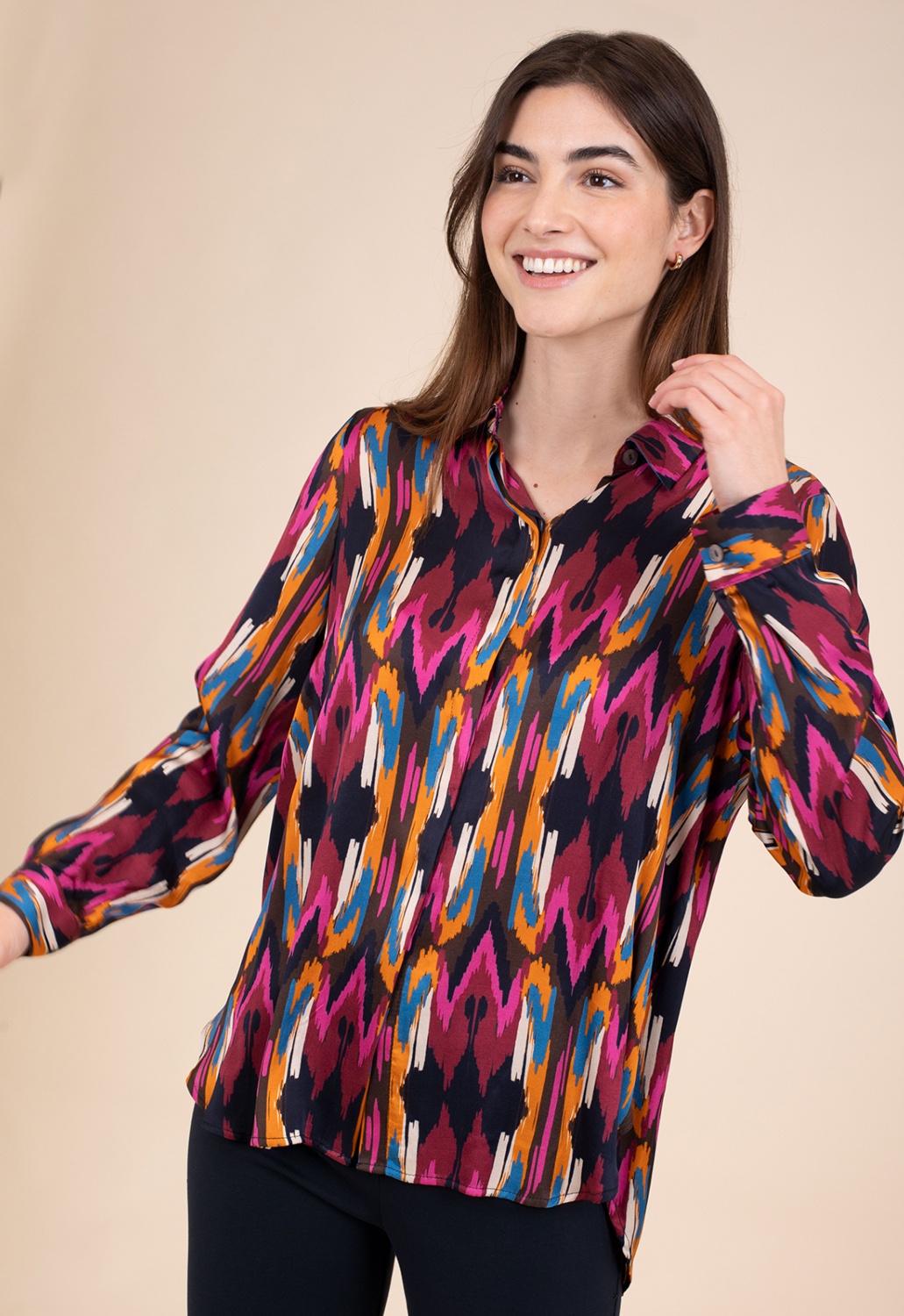 Camisa Estampada Multicolor