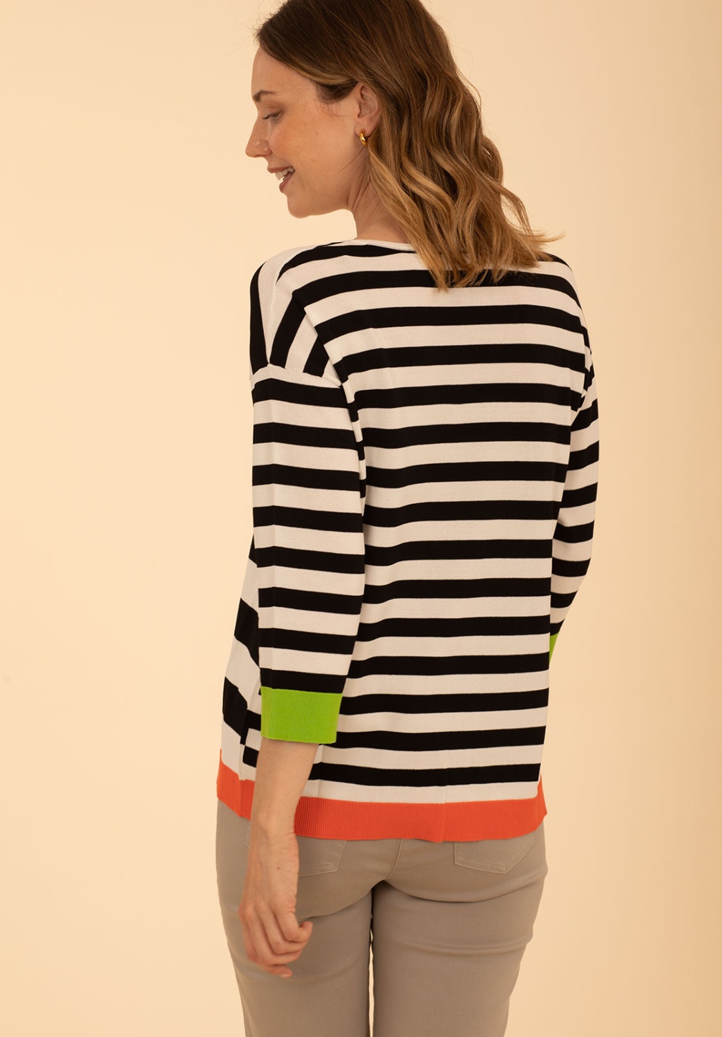 Horizontal Striped Sweater 2
