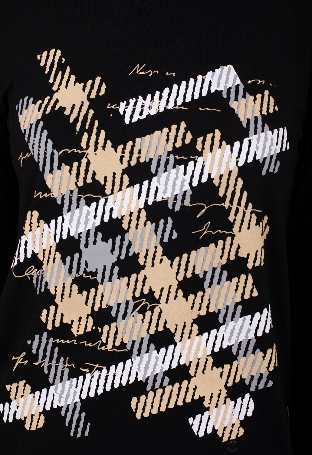 Camiseta Negra Cuadros 1