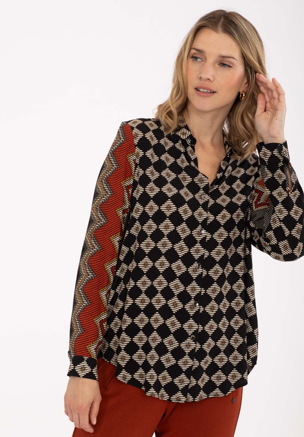 Camisa Combinada Zig-zag 1