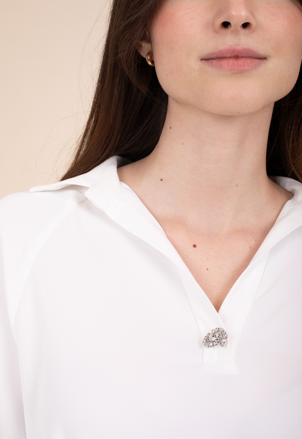 Wide White Blouse 2