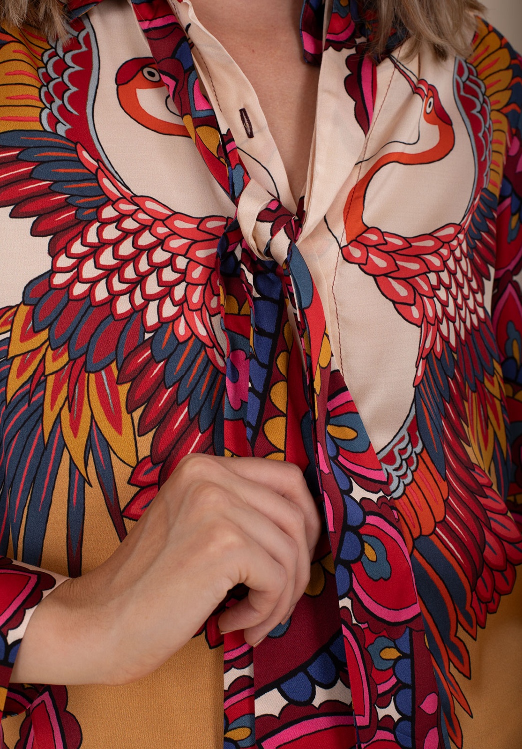 Camisa Cisne Burdeos 5