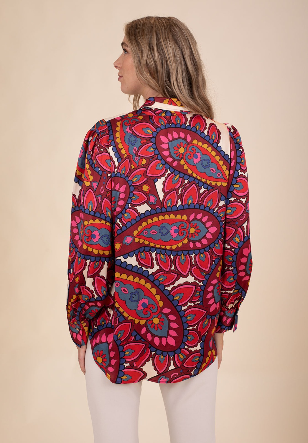 Camisa Cisne Burdeos 4