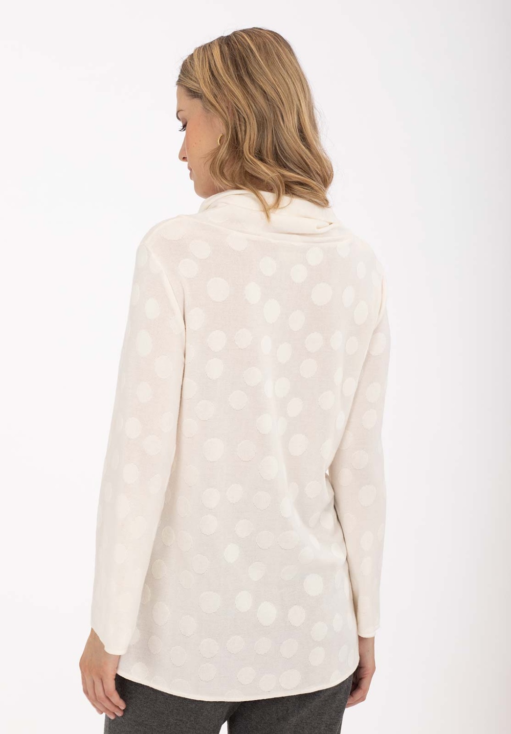 Jersey Topos Blanco Roto 2