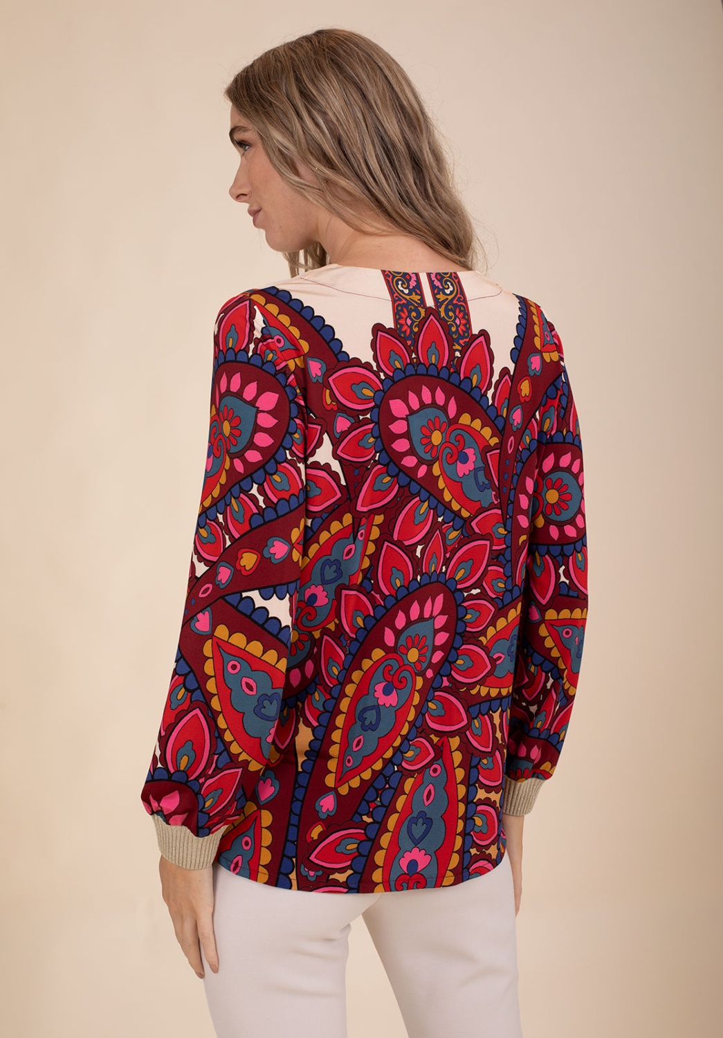 Camiseta Cisnes Burdeos 3