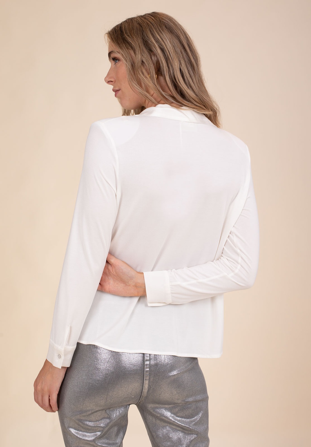 Camisa Fruncida Blanca 3