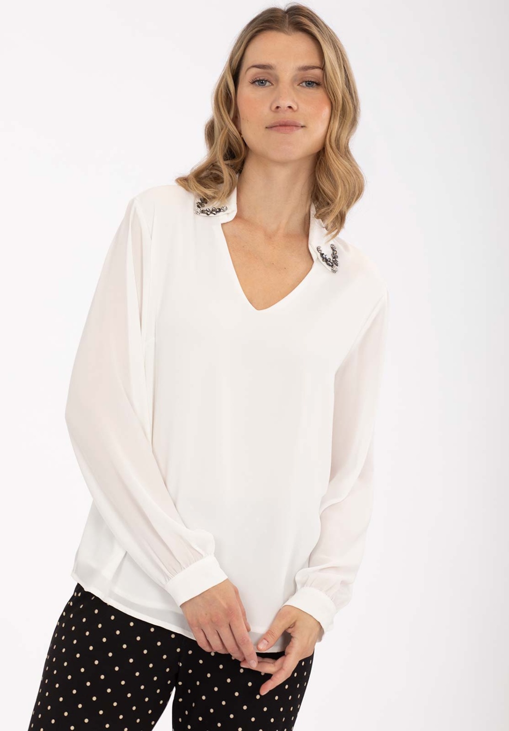 Blusa Cuello Joya