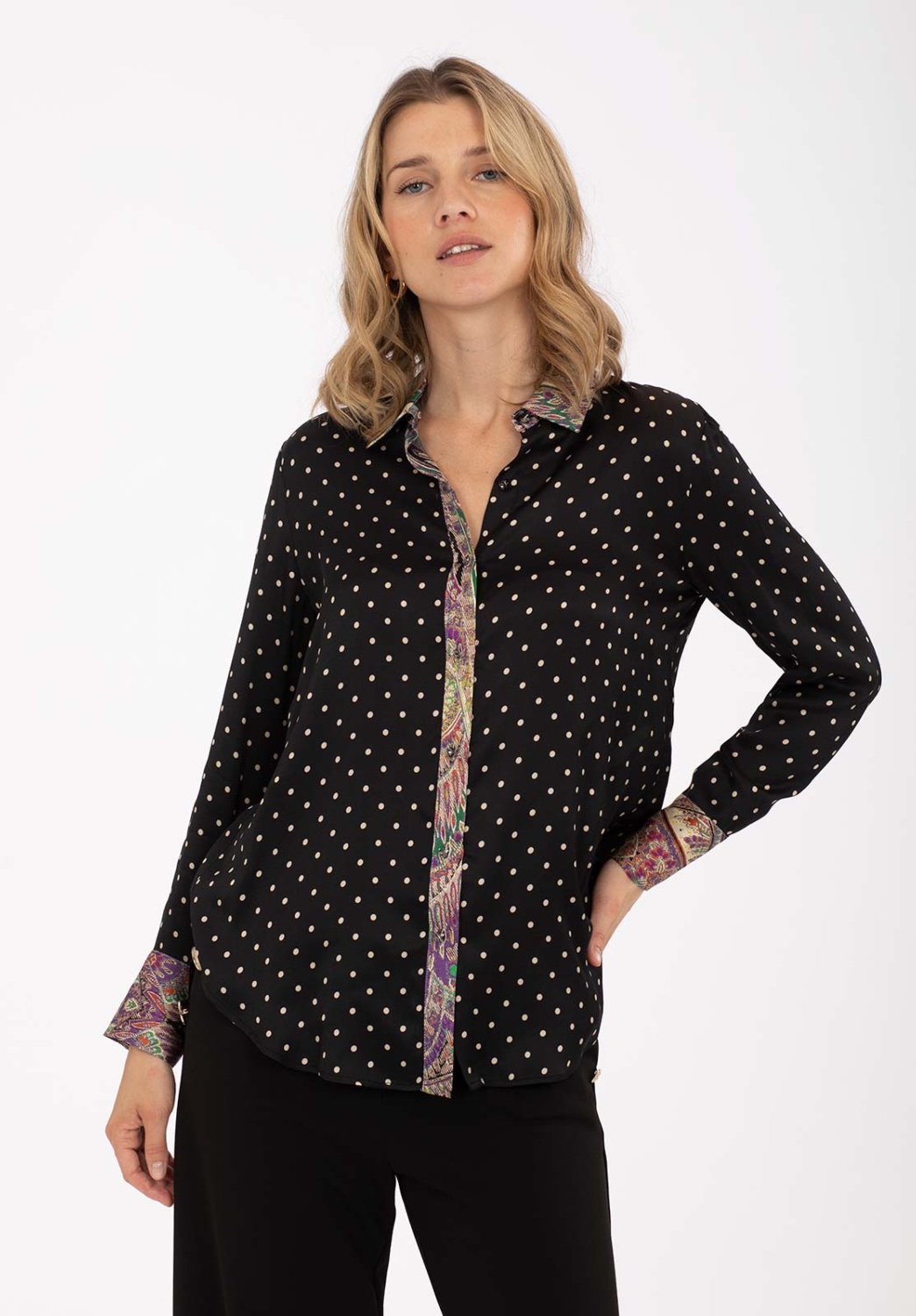 Camisa Topos Combinada 1
