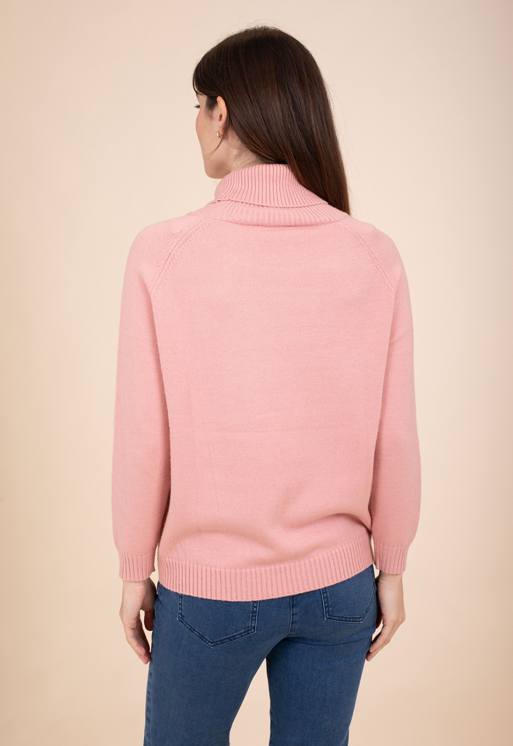 Pink Turtleneck Sweater 2