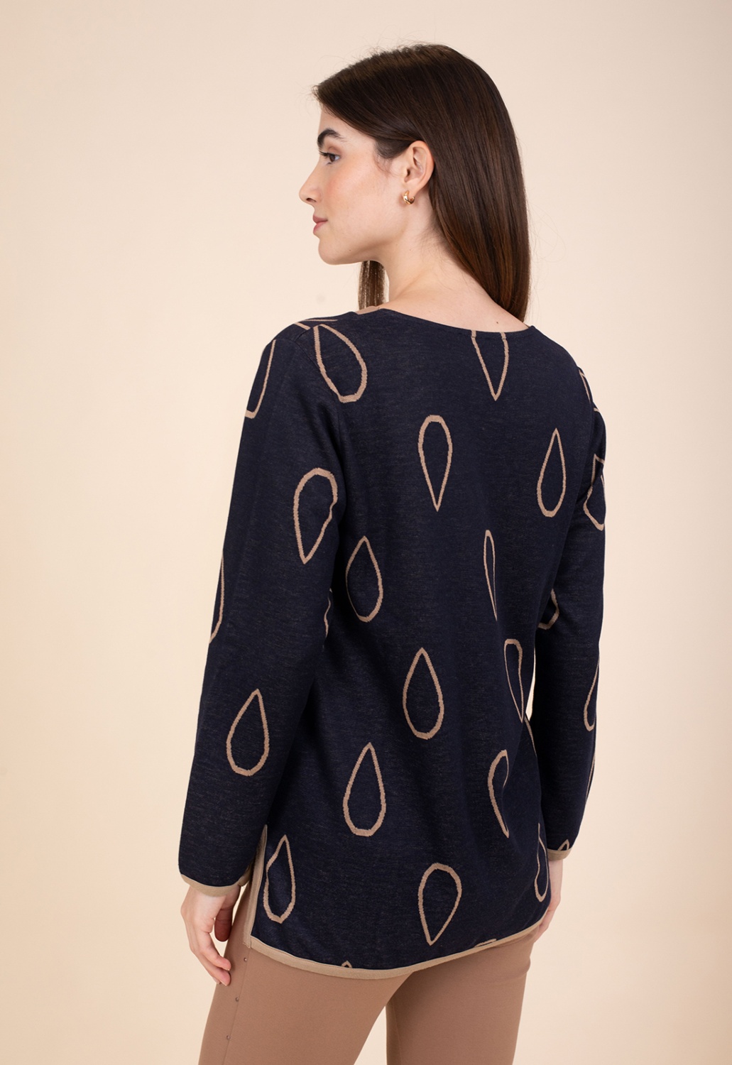 Jersey Pico Gotas Camel 2