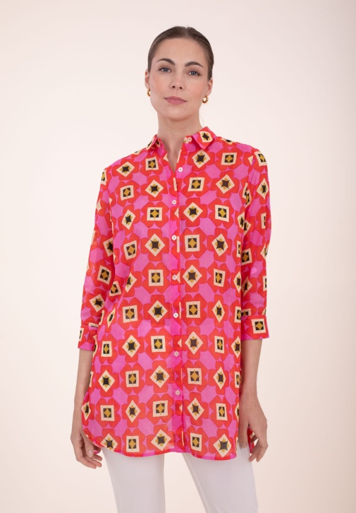Camisa Larga Modernista