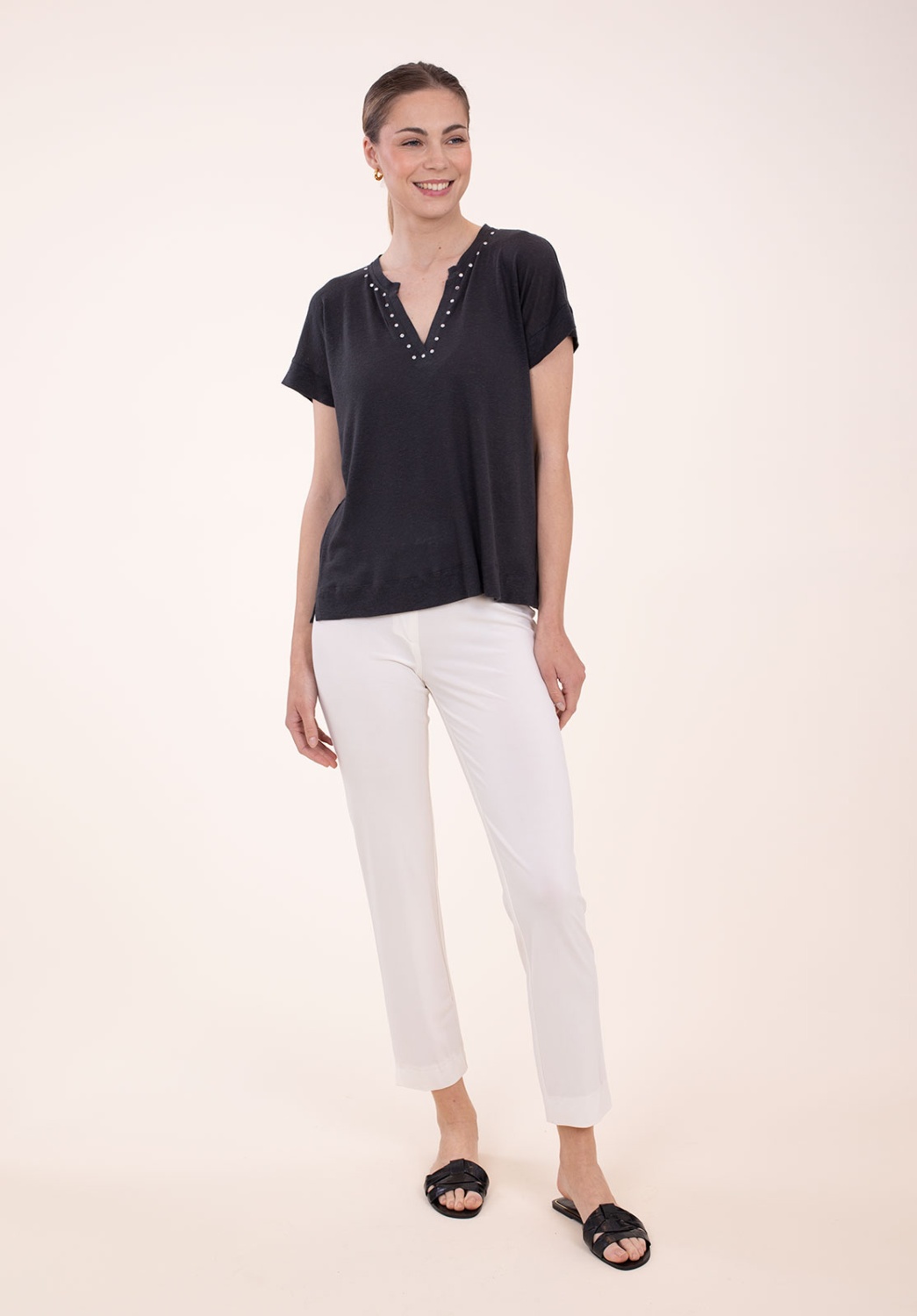 Camiseta Lino Gris 4