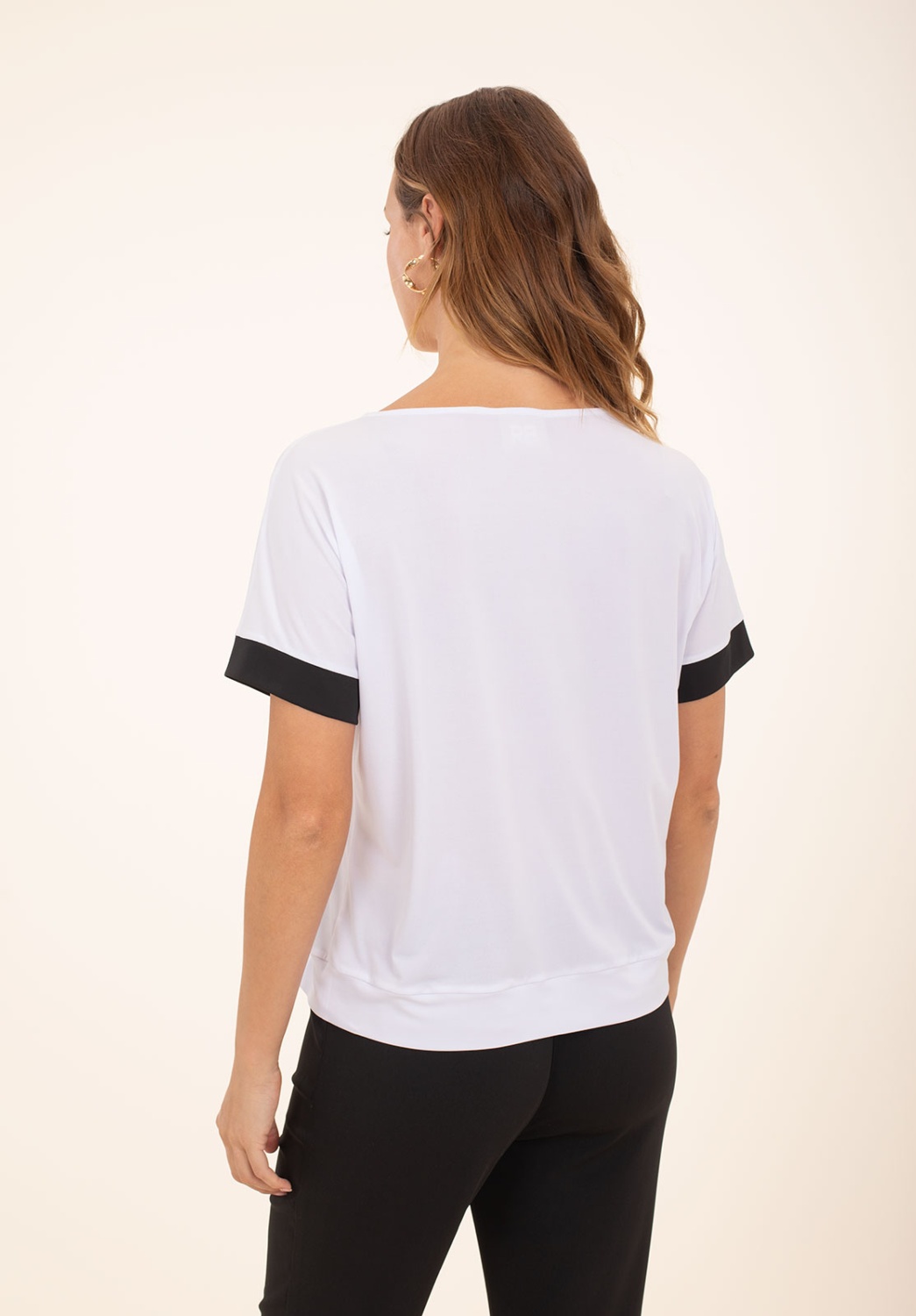 Camiseta Blanca Aplique Topos 3