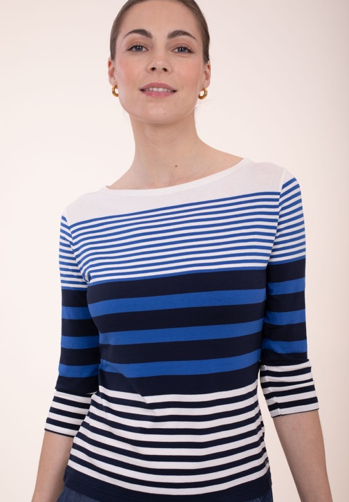 Camiseta Tricot Rayas Azules