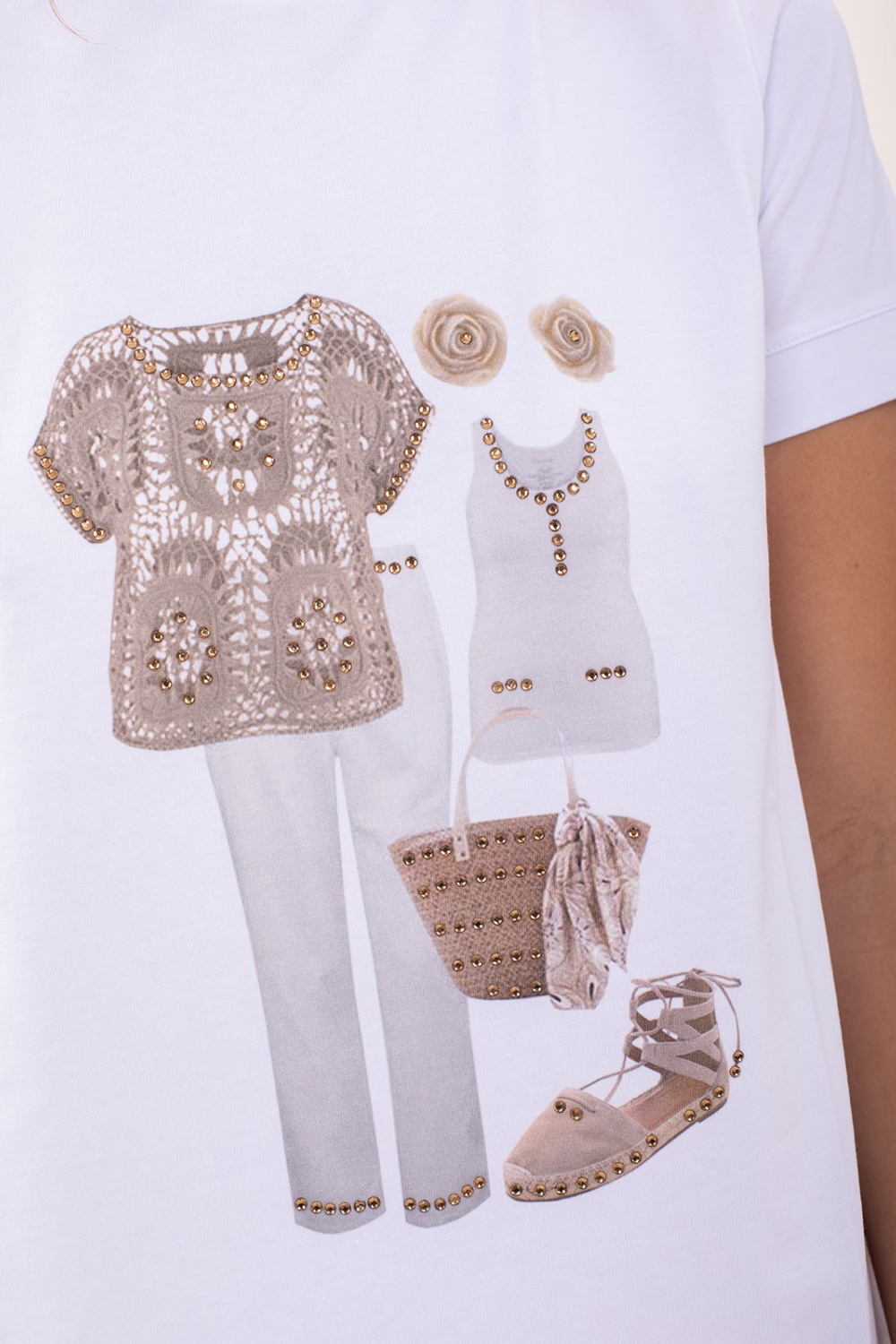 Camiseta Blanca Estampada 2