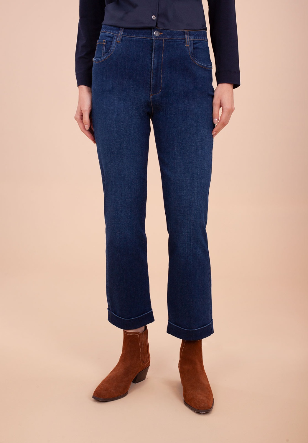 Tejanos con la etiqueta floreada 1