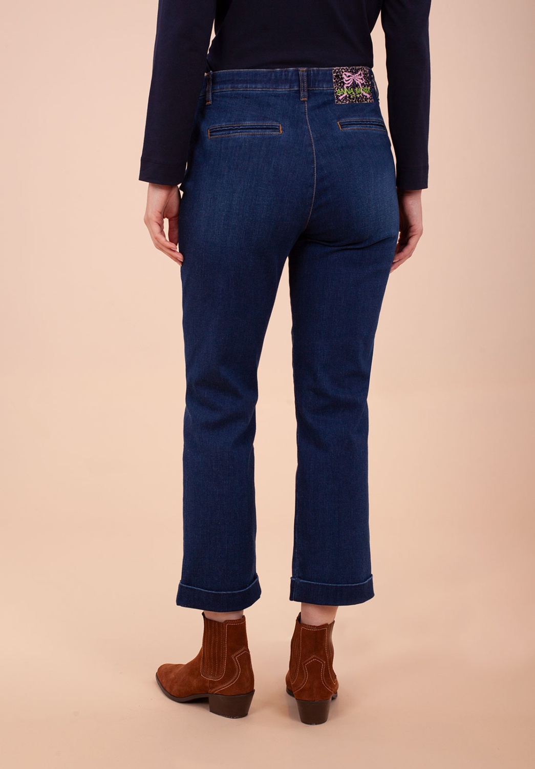 Tejanos con la etiqueta floreada 3