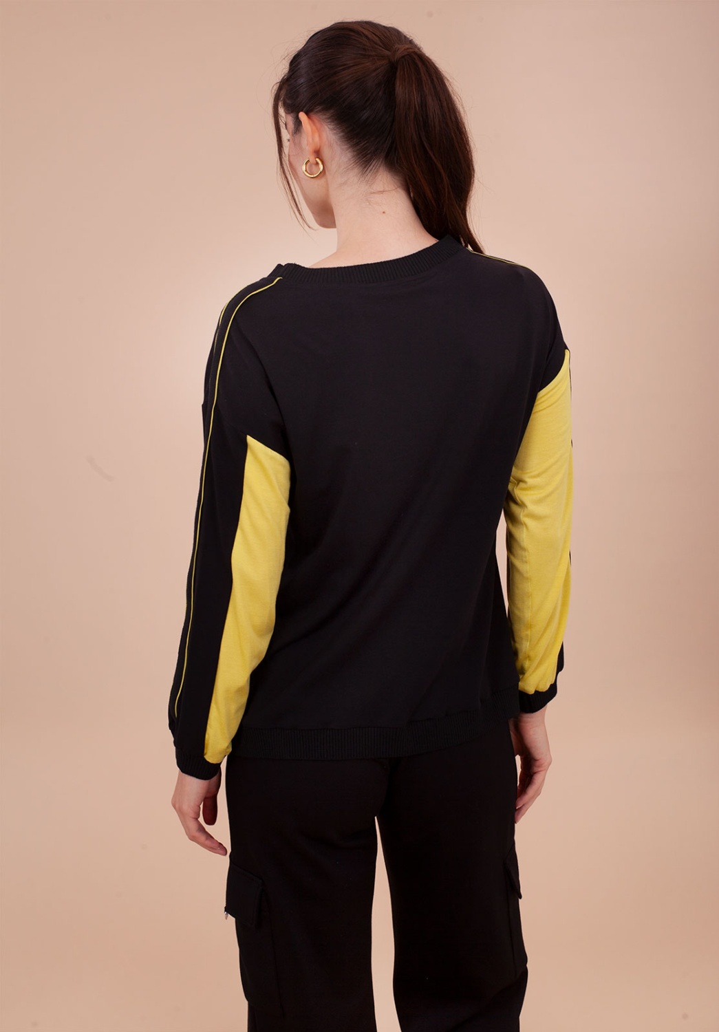 Camiseta negra/lima 3