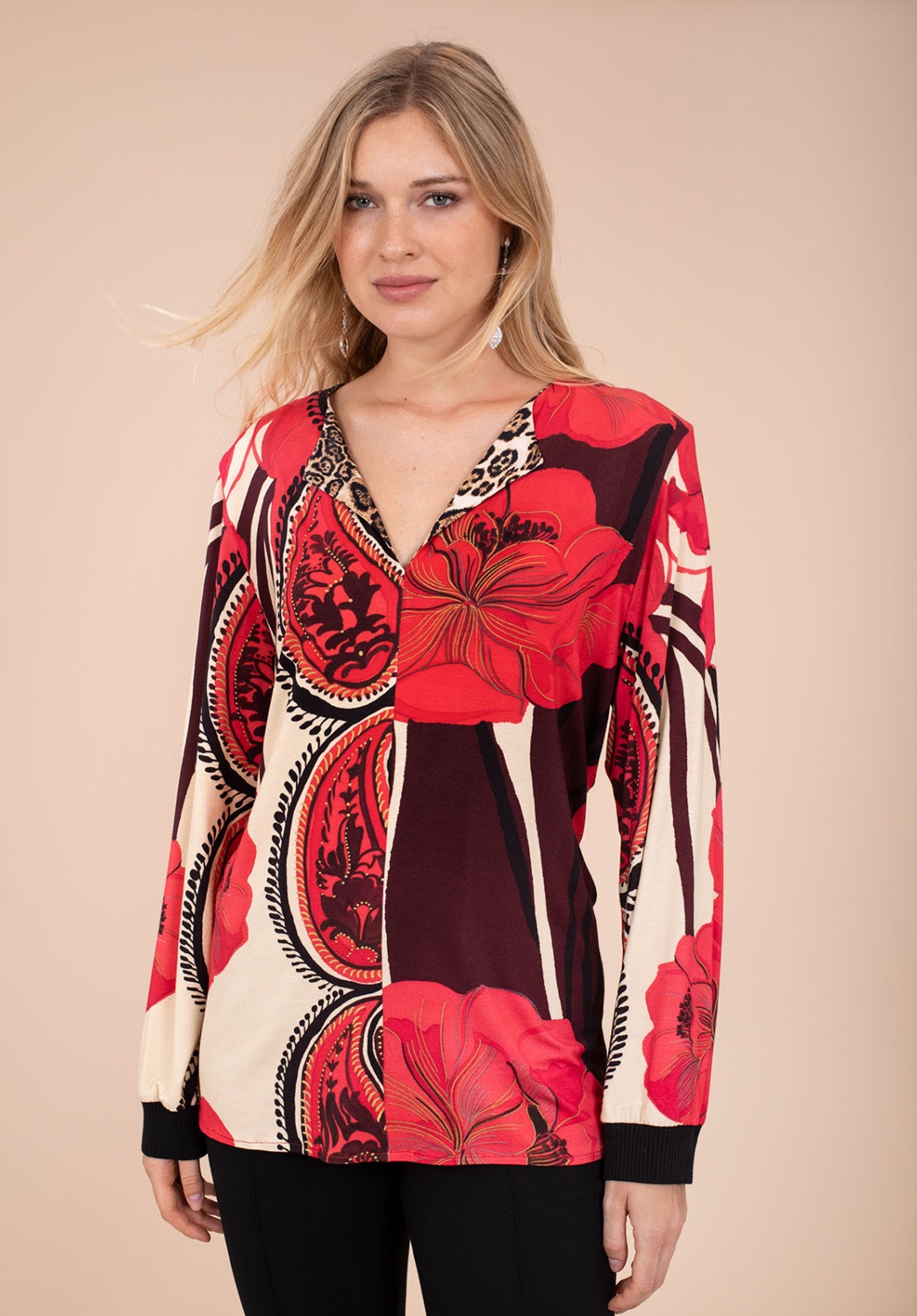 Camiseta Estampado Floral 1
