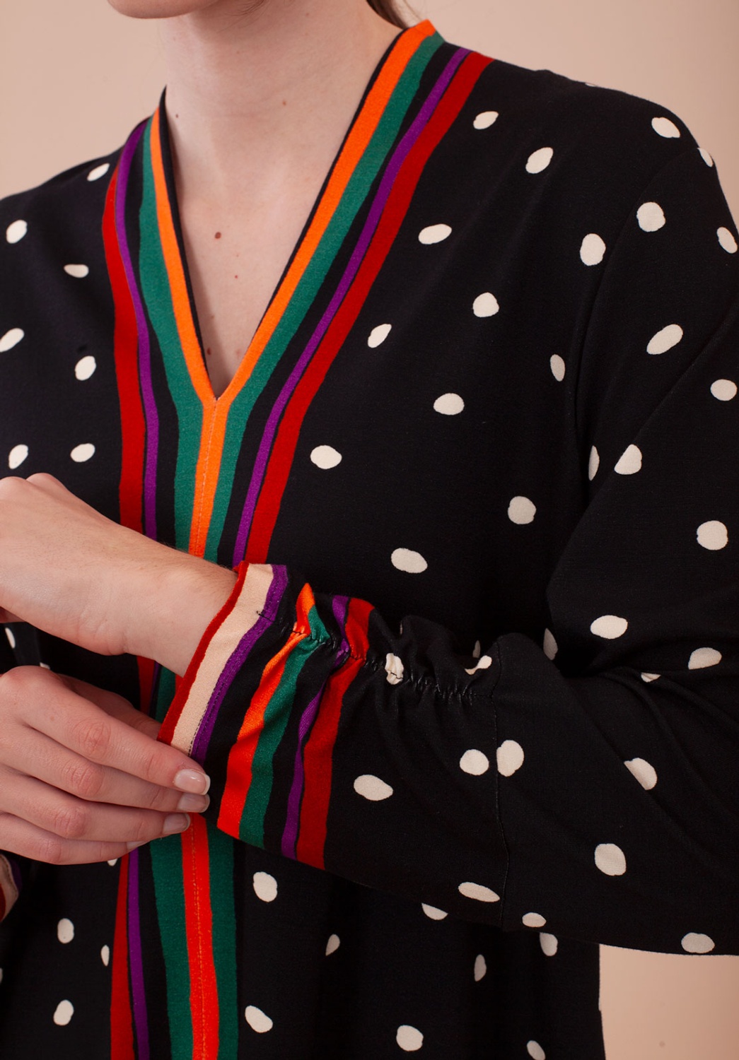 Camiseta Topos combinada 1