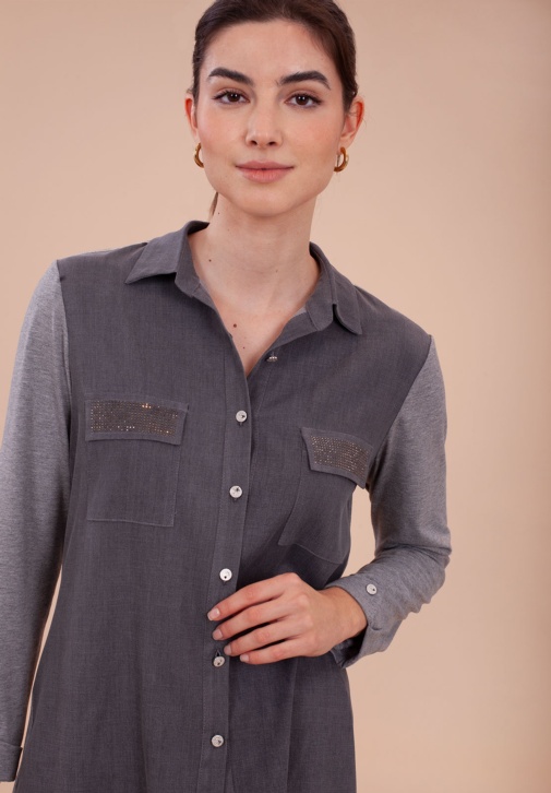 GREY TAMPERIAL with pockets