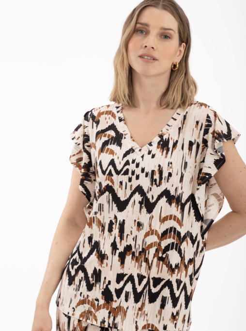 Camiseta con estampado colorido