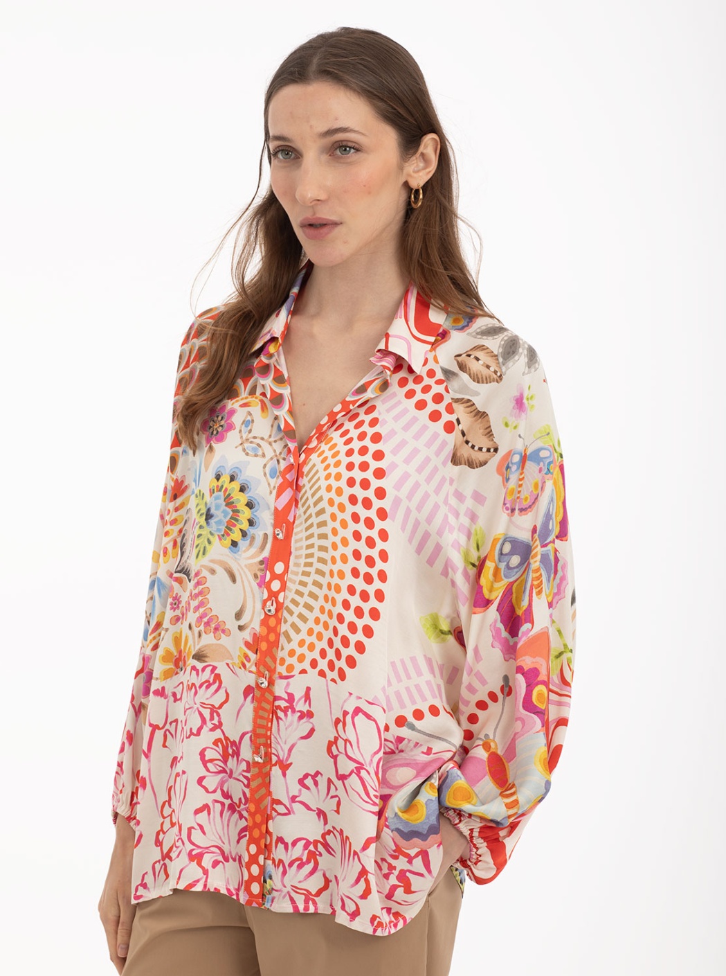 Blusa Patchwork Roja 6