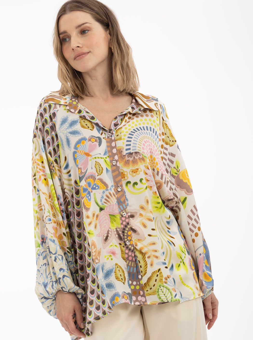 Blusa Patchwork Roja 1