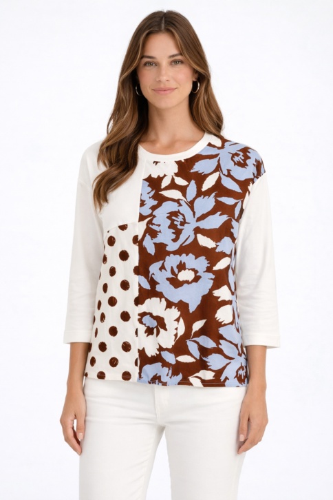 Camiseta Estampado Floral