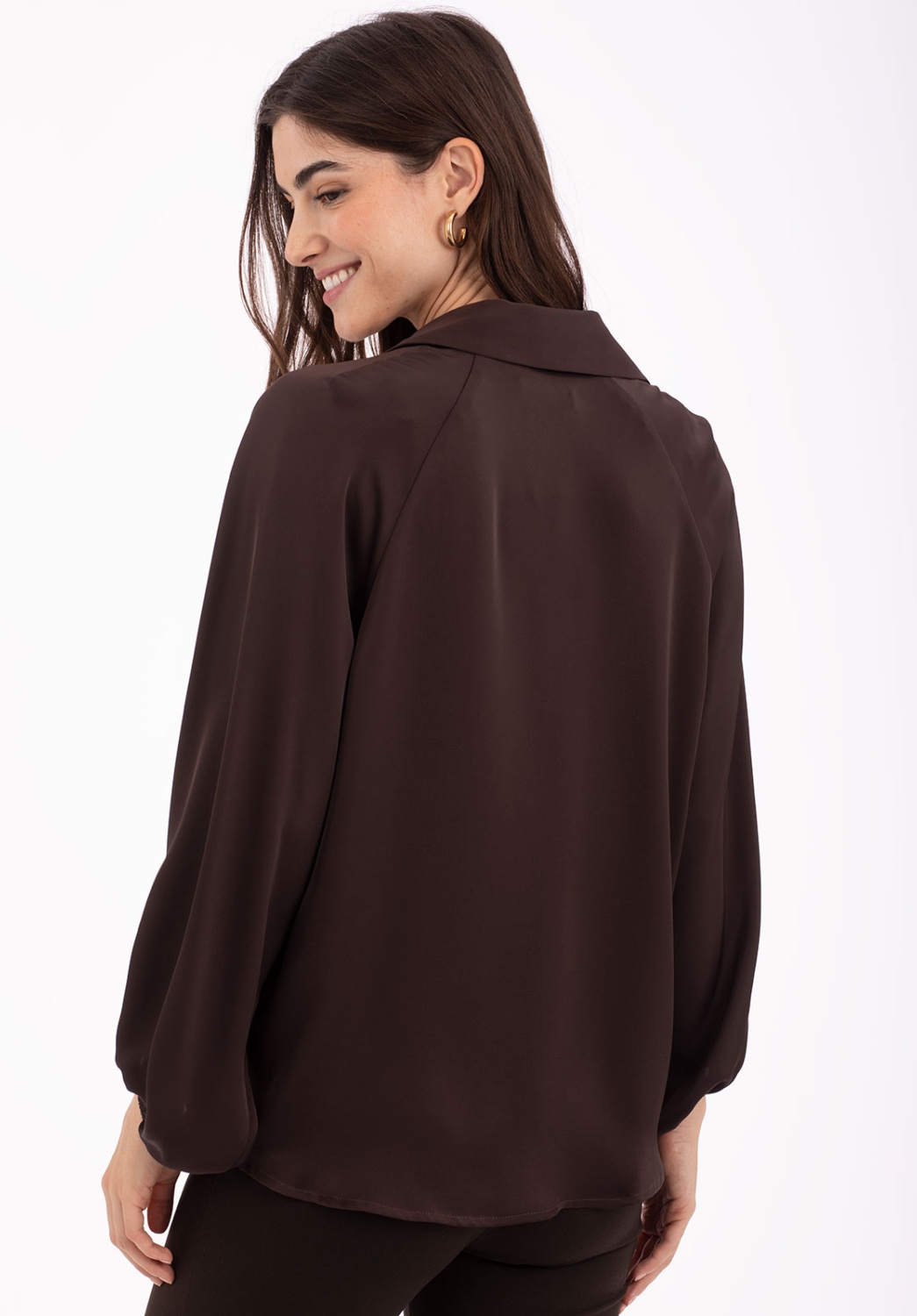 Blusa Marrón Chocolate