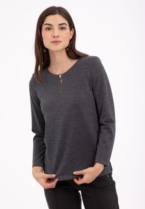 Blusa Gris Oscuro