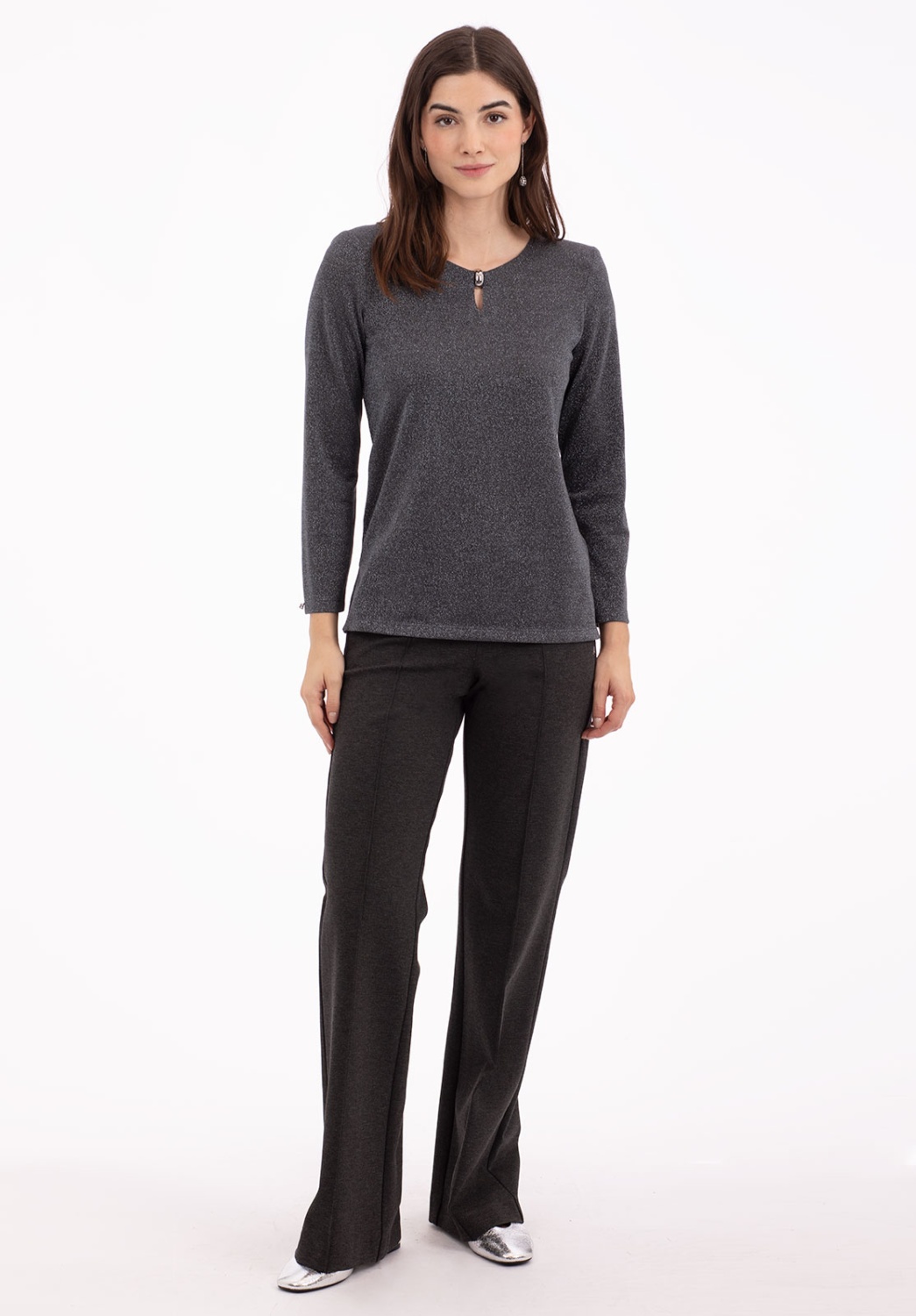 Blusa Gris Oscuro
