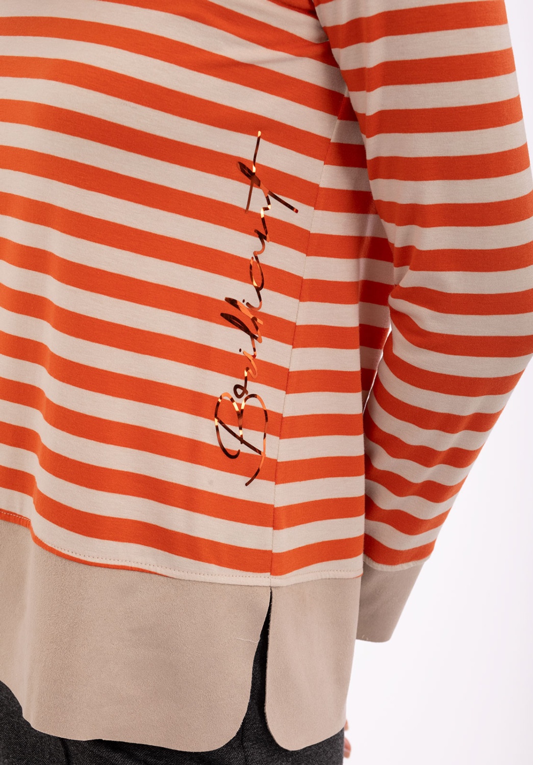 Camiseta Raya Naranja