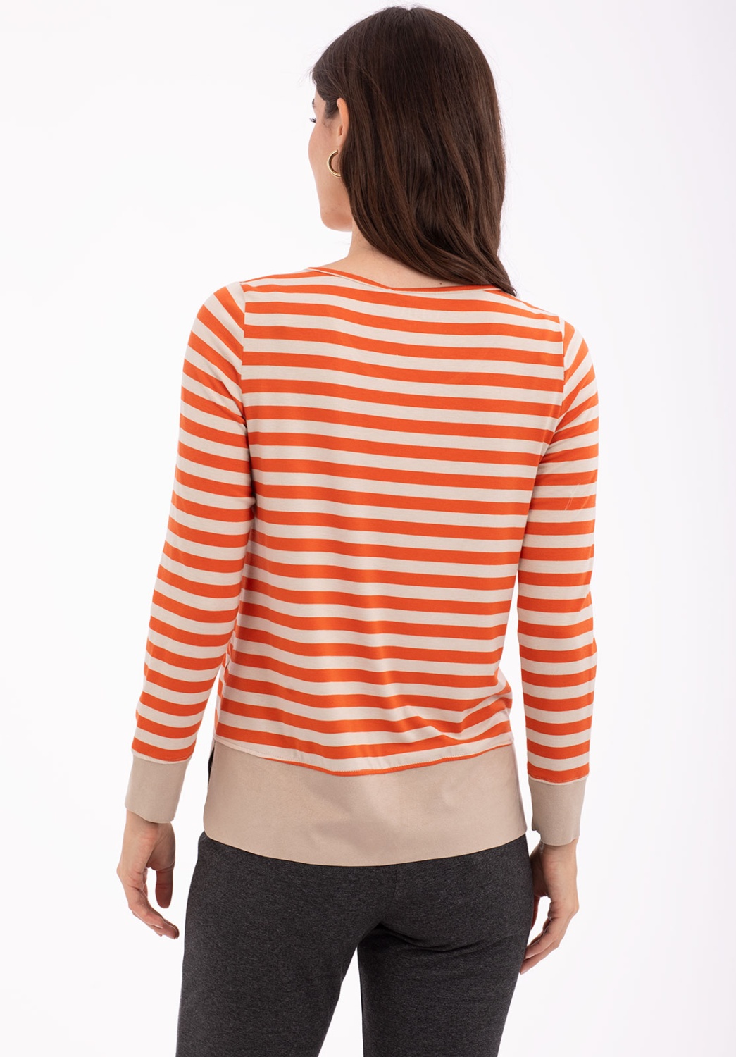 Camiseta Raya Naranja