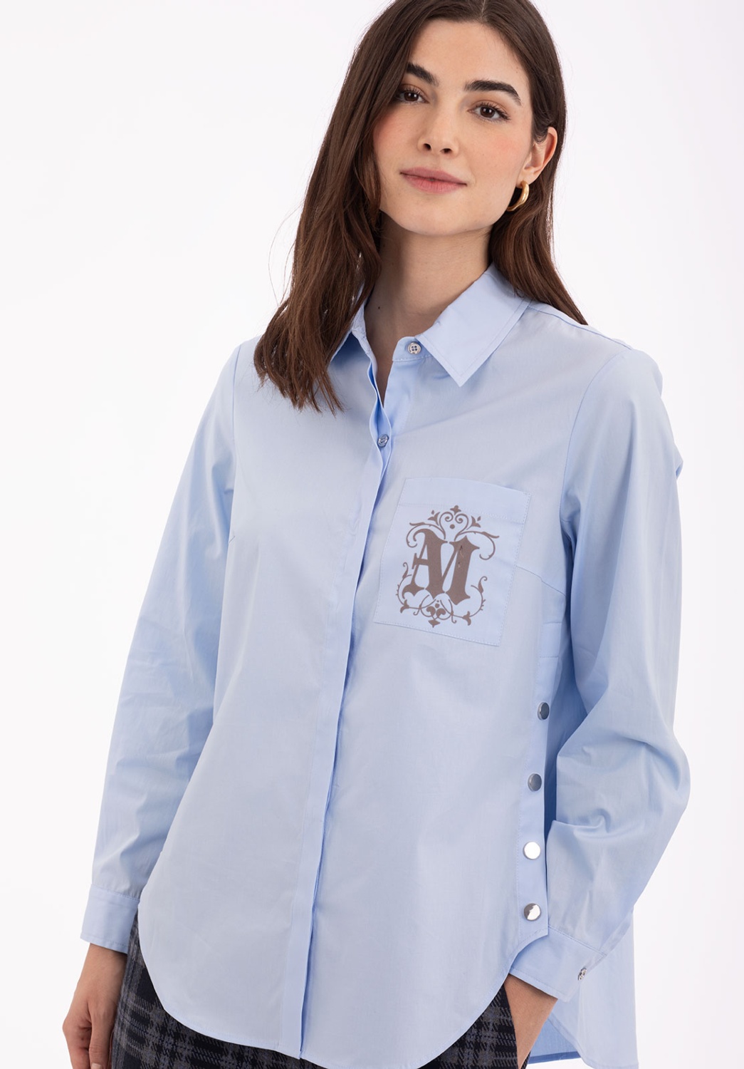 Camisa Azul Cielo