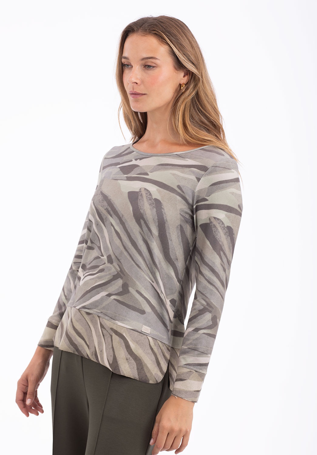 Camiseta Estampada Estilo Militar