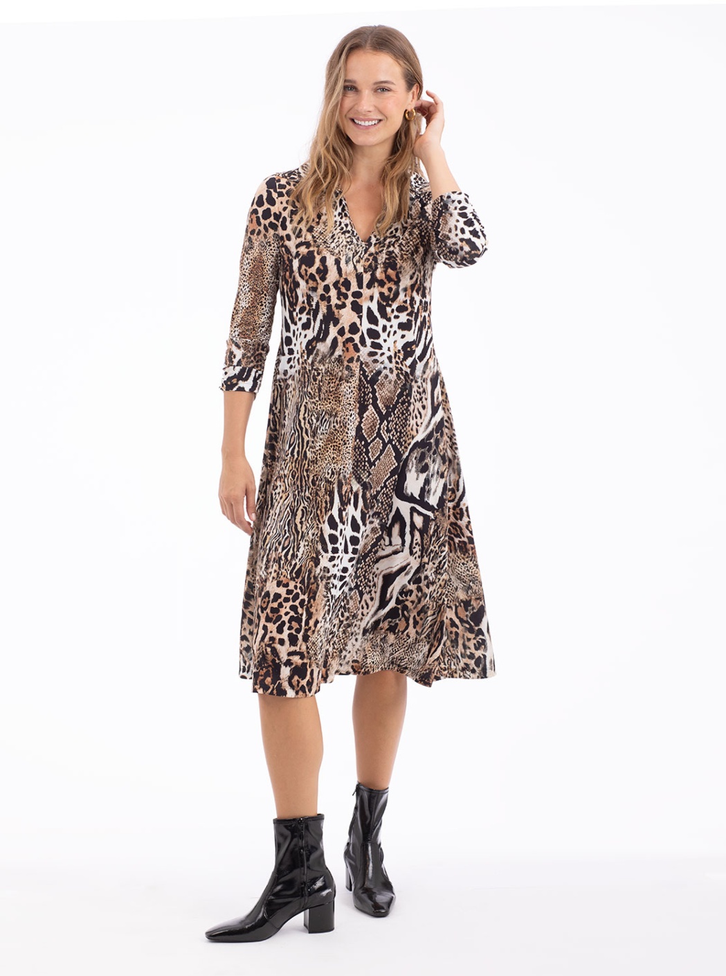 Robe à imprimé animal