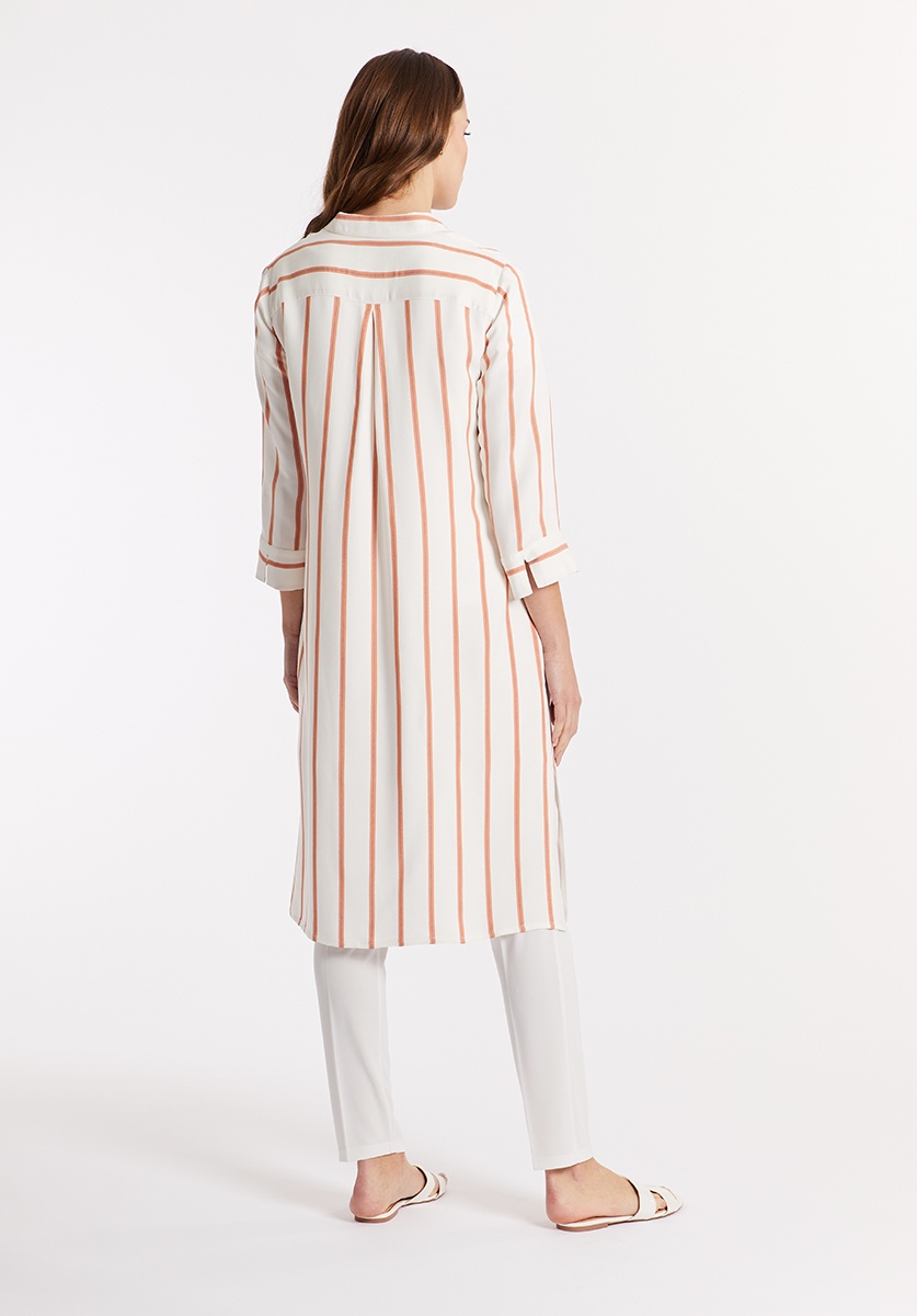 Two-in-one Striped Dress 2