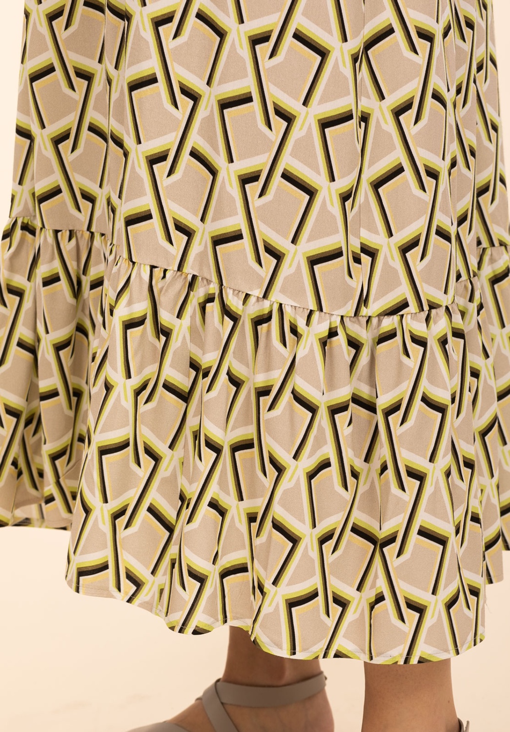 Sleeveless Geometric Dress 3