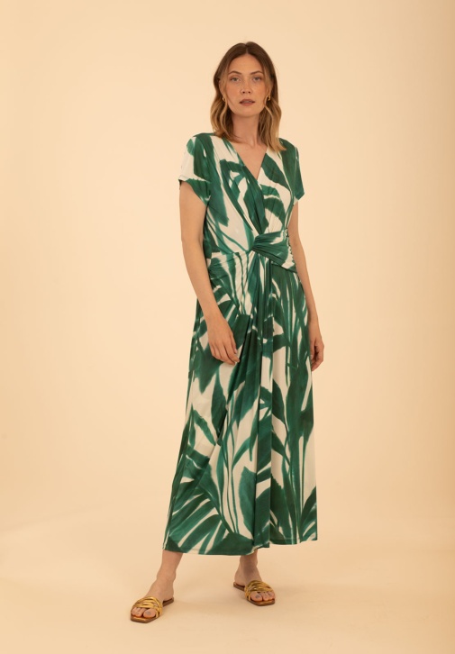 Knotted Leaves Dress