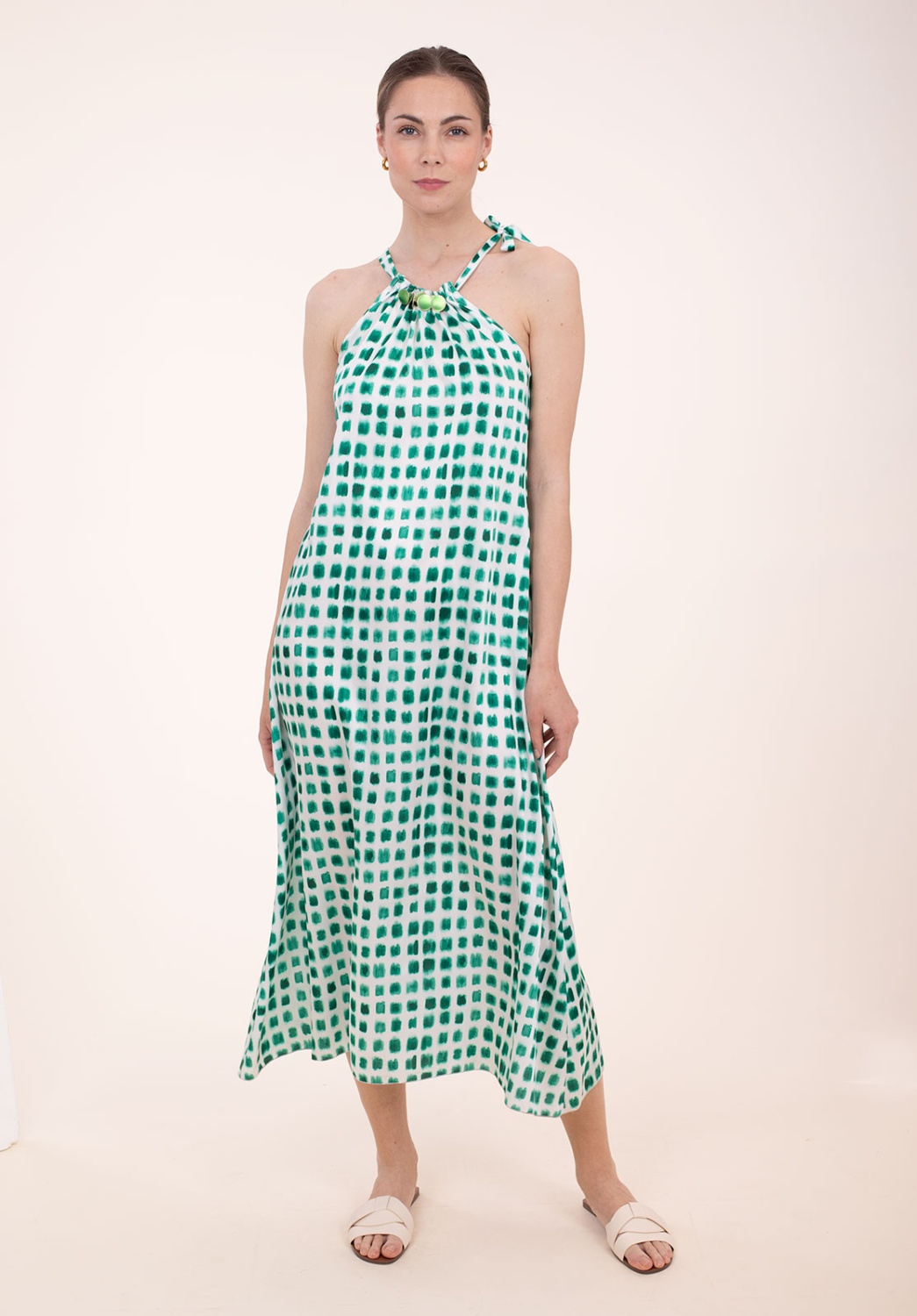 Vestido Halter Estampado 2