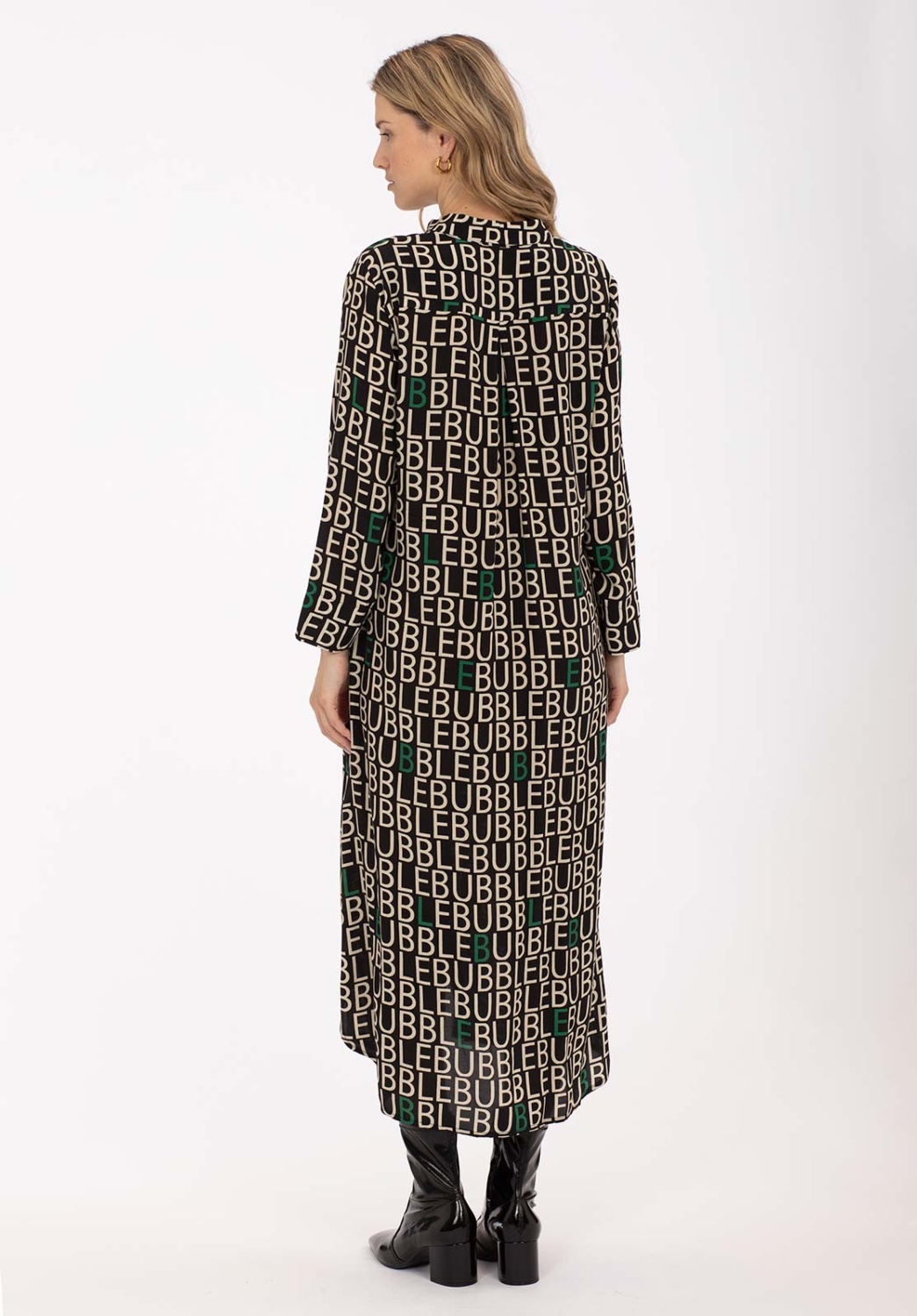 Vestido Letras Verde 3