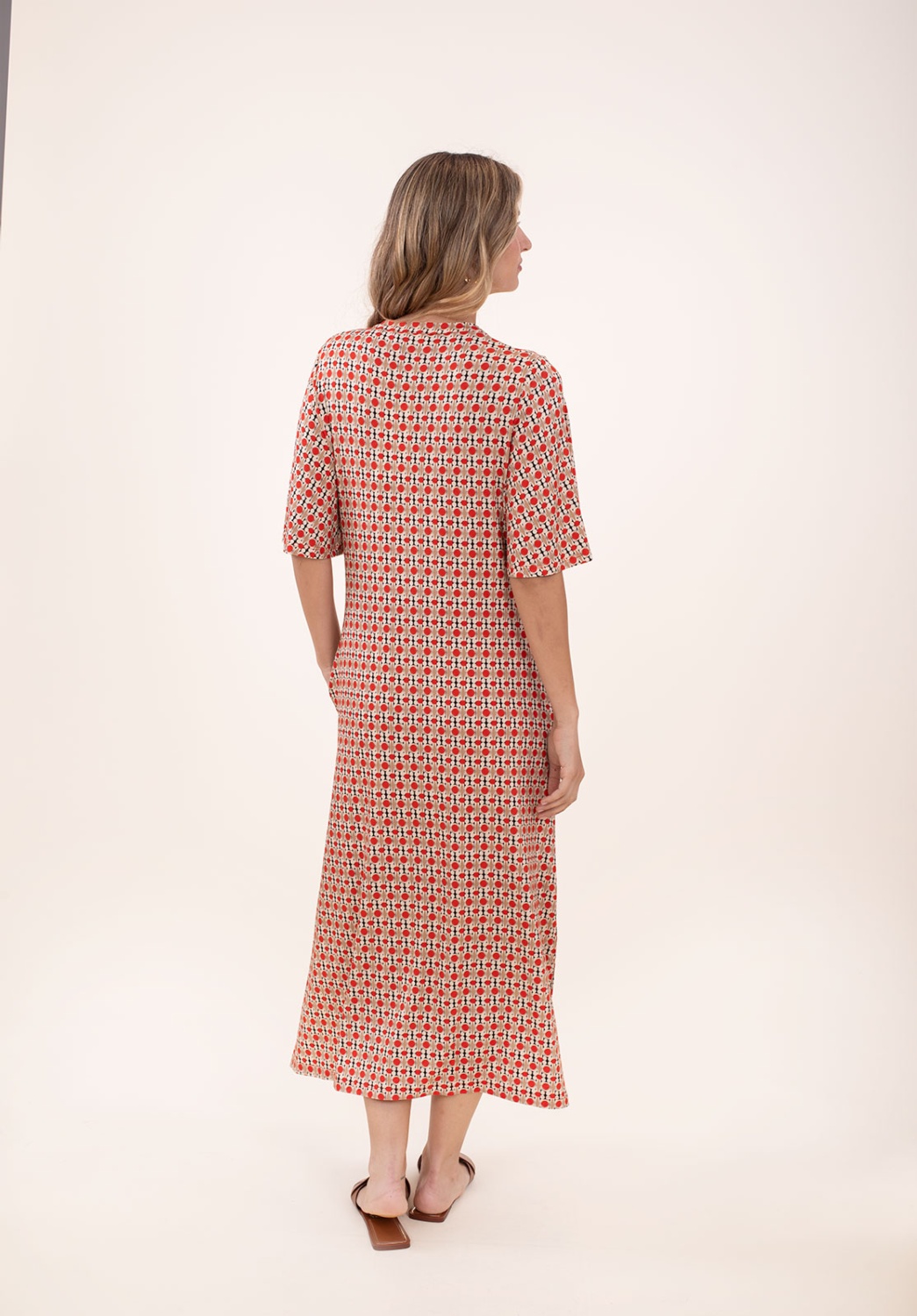 Vestido Geométrico Retro 2