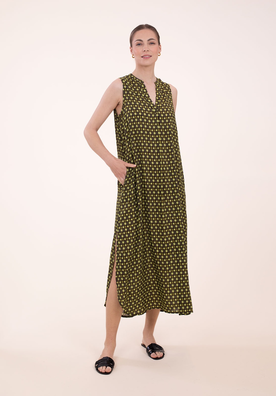 Vestido Geométrico Retro 1