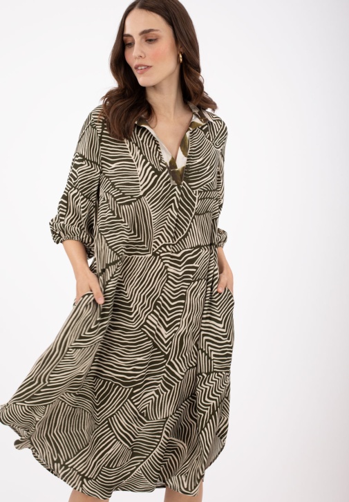 Vestido Estampado Vaporoso 