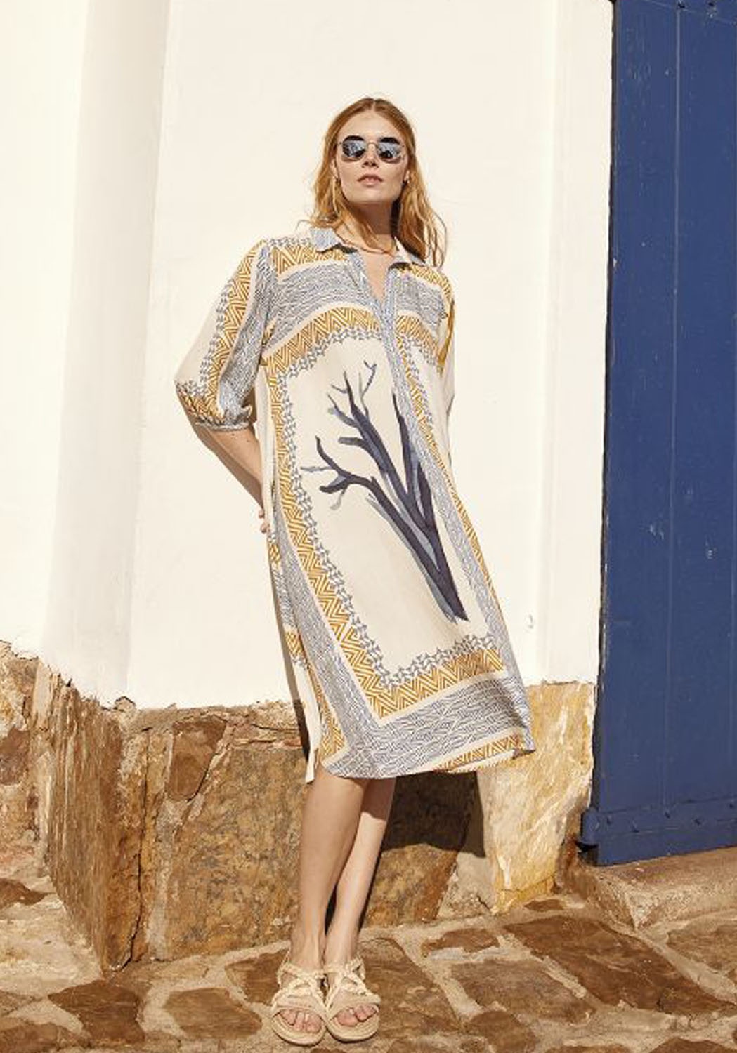 Vestido Estampado Árbol 