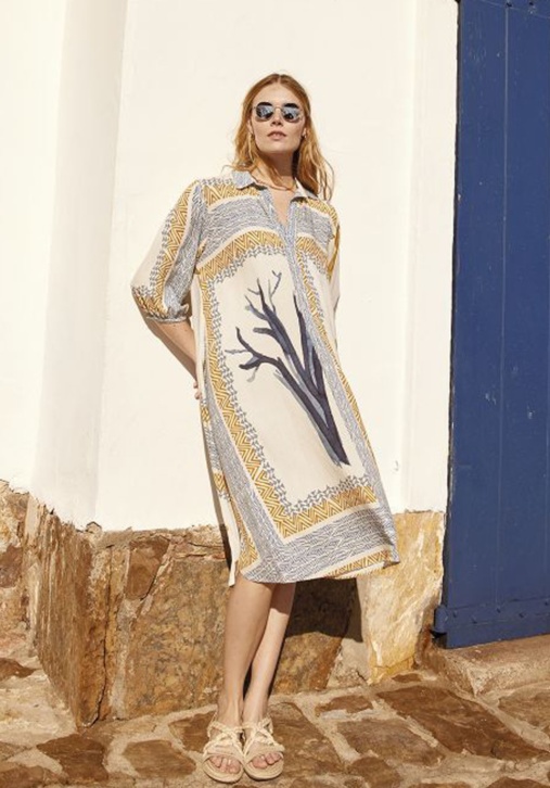 Vestido Estampado Árbol 