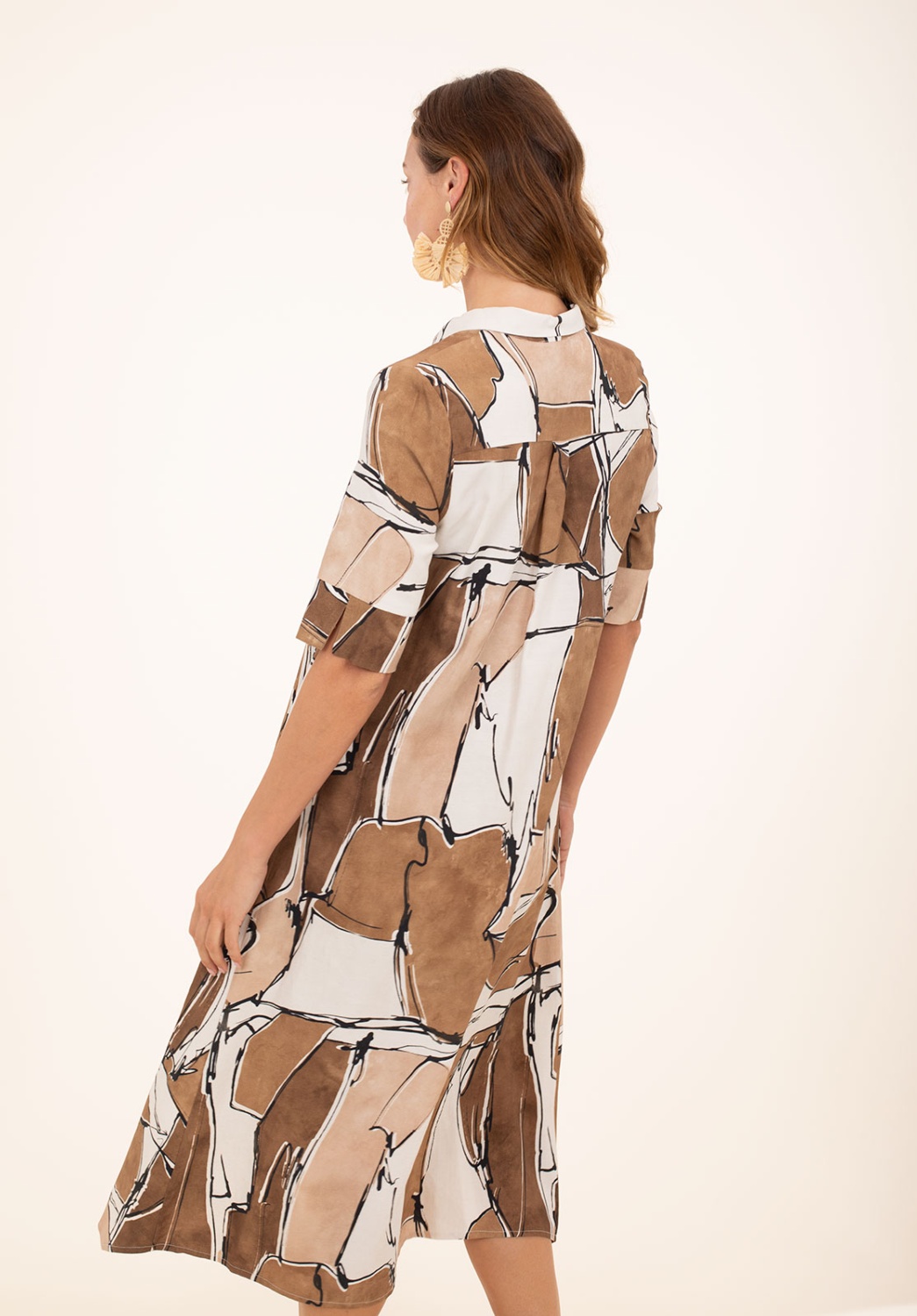 Vestido Camisero Estampado 2