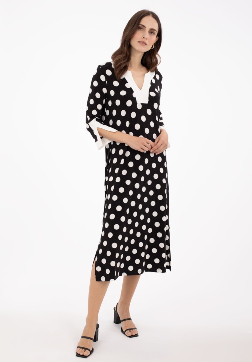 Vestido Punto Topos 