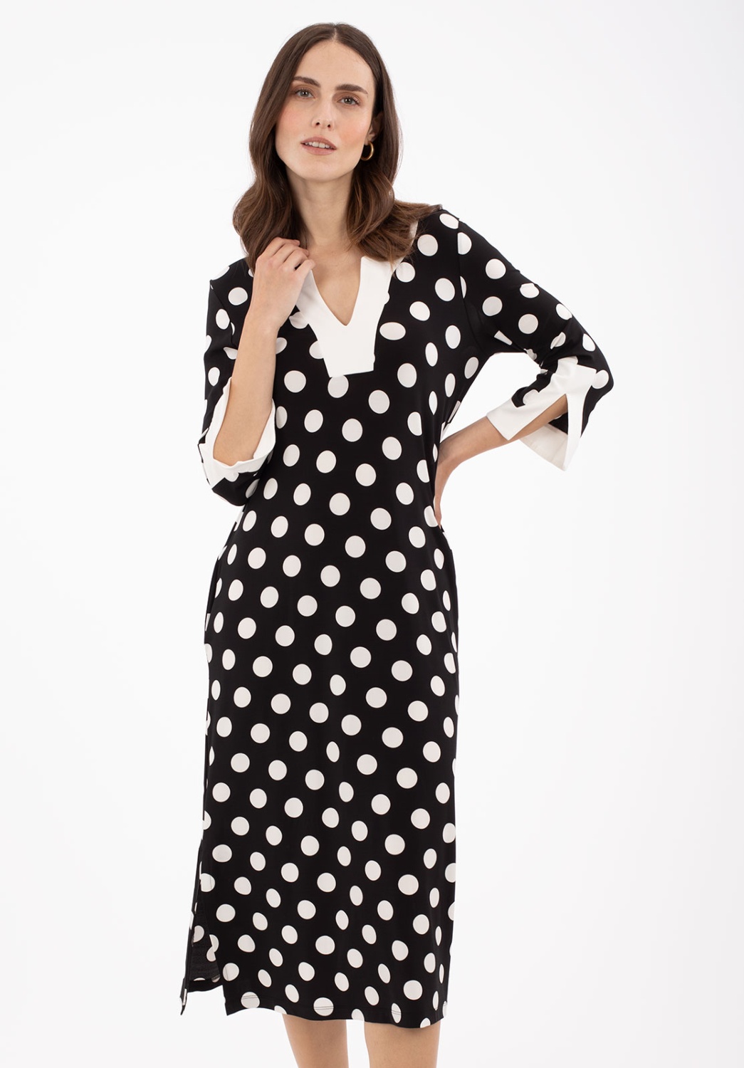 Vestido Punto Topos 1